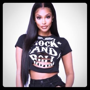 Crop top fashion nova Never worn